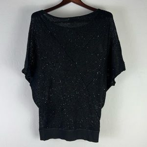 Matty M Black Top Size Small